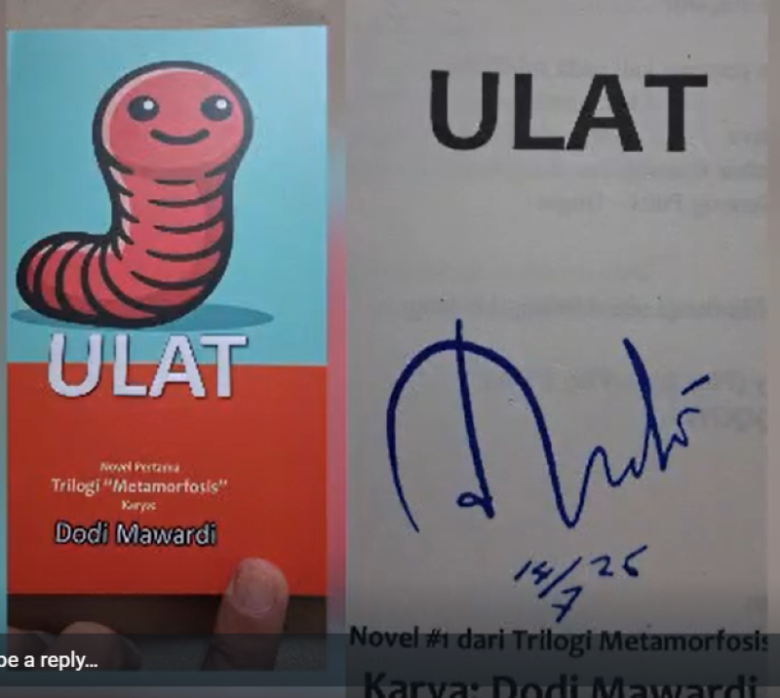 ULAT, Novel Perdana yang Mengantar Dodi Mawardi ke Puncak Karier Kepenulisan